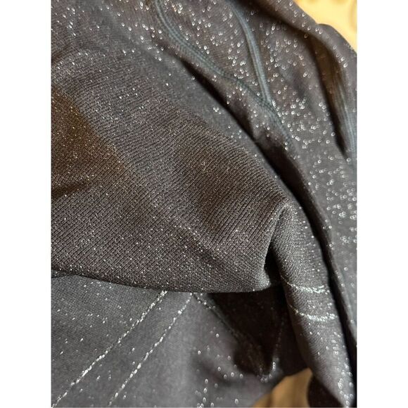 Vs Pink Leggings xL seamless glitter shimmer high rise leggings black nwt - Picture 5 of 8